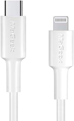 Mageek USB C לכבל ברק 3ft, [Apple MFI Certified] 3.3ft iPhone PD מטען תואם לאייפון 13/13 Pro Max/12/11/x/xs/xr/xs/8 פלוס, תרמילי אוויר/אוויר,